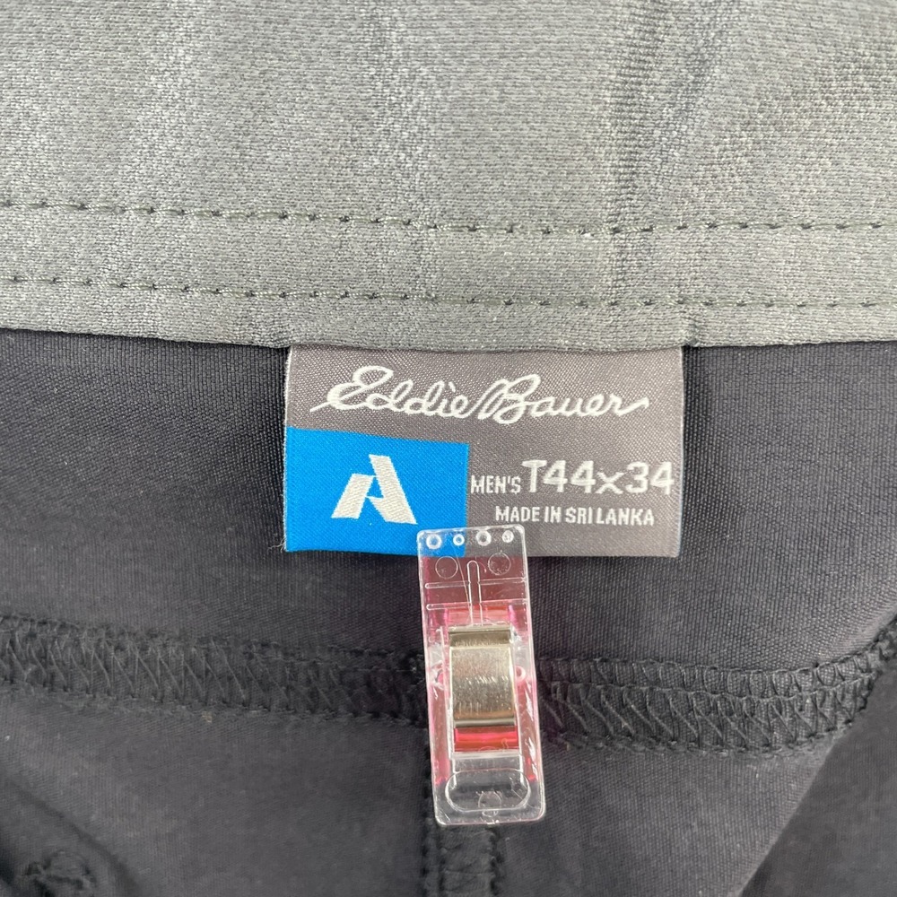 Eddie Bauer First Ascent Pants Men T44/34 Guide Pro  Black ‎ UPF 50+ Storm Repel - Picture 11 of 12